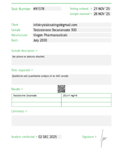 Viogen Nandrolone Decanoate 300mg